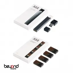 JUULスターターキット JUUL本体ブラック バージニアタバコカートリッジ付き