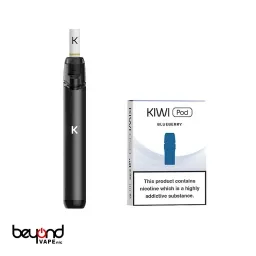 KIWI Black Starter Kit - ブルーベリー付き 40MG 3.4mL 600パフ