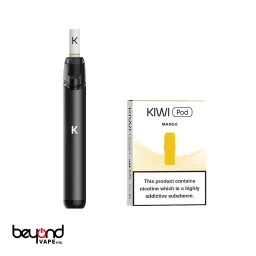 KIWI Black Starter Kit - マンゴー付き 40MG 3.4mL 600パフ