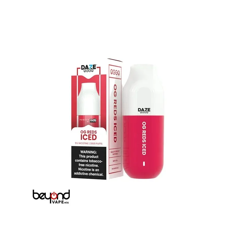 EGGE OG Reds ICED (オージー レッズ アイスド) nicotine 5% 3000パフ