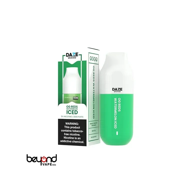 EGGE OG Reds Watermelon ICED (オージー レッズ ウォーターメロン アイスド) nicotine 5% 3000パフ