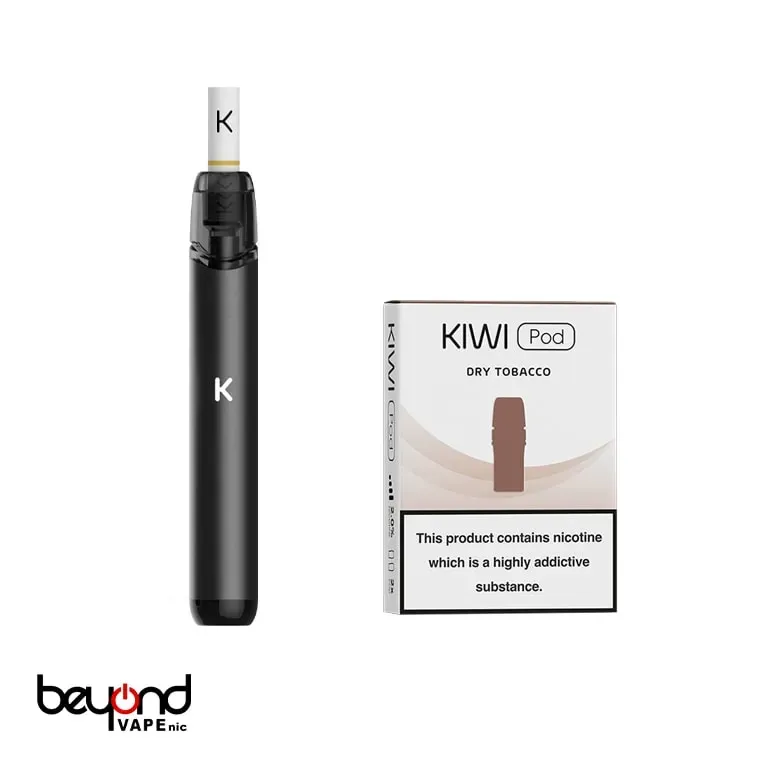 KIWI Black Starter Kit - ドライタバコ付き 40MG 3.4mL 600パフ